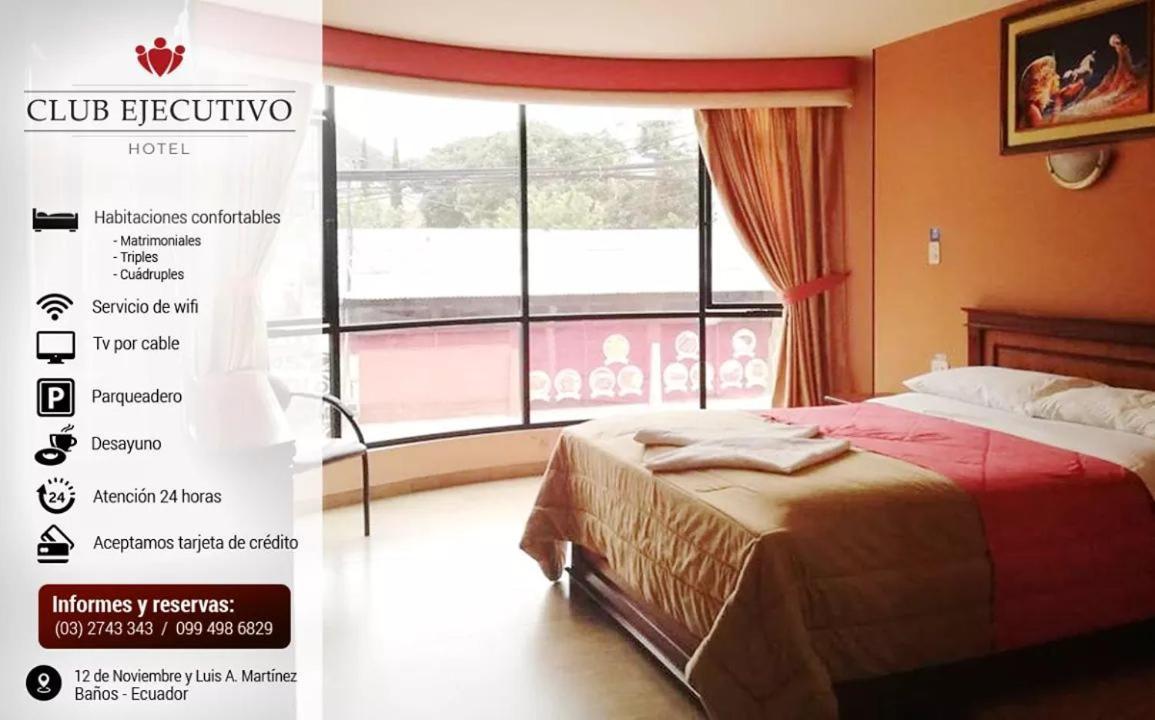 Club Ejecutivo Hotel Banos  Bagian luar foto